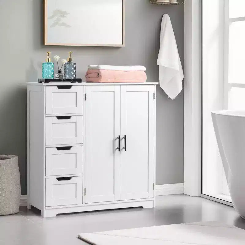 Mobile bagno a colonna bianco