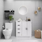 Mobile bagno a colonna bianco