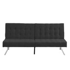 Divano Letto Futon Convertibile in Tessuto, Divano Letto Moderno Regolabile con Cuscino Trapuntato, Divano Letto per Ospiti per Piccoli Spazi in Soggiorno