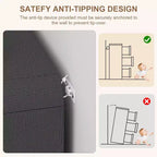 Cassettiera alta in rattan a 6 cassetti da 31" moderna per camera da letto e soggiorno