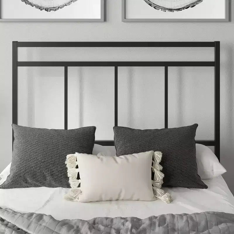 Piattaforma letto con telaio in metallo