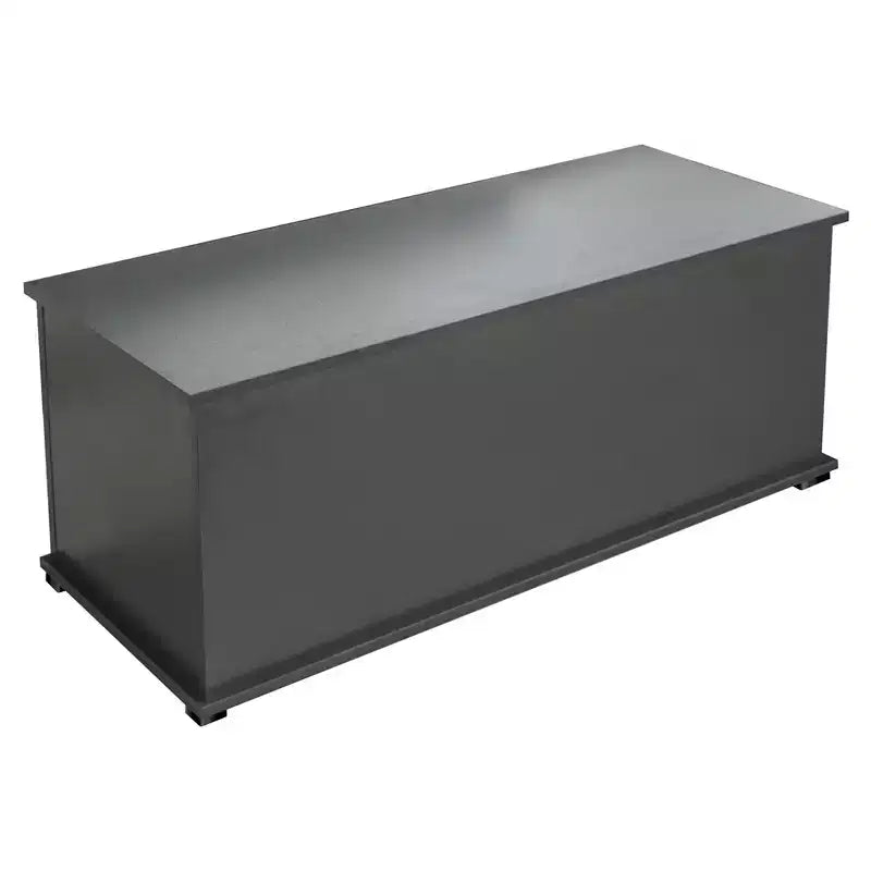Cassa Contenitore con Coperchio Sollevabile in Legno, Baule Organizer Retro con Cerniera di Sicurezza, 100 x 41 x 40 cm