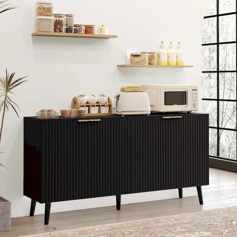JASIWAY Credenza da Cucina con Ante ad Onda Blister