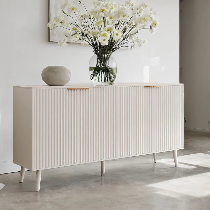 JASIWAY Credenza da Cucina con Ante ad Onda Blister