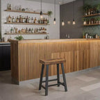 Sgabelli da Bar, Confezione da 2, Sgabelli da Cucina con Poggiapiedi, Altezza 60 cm